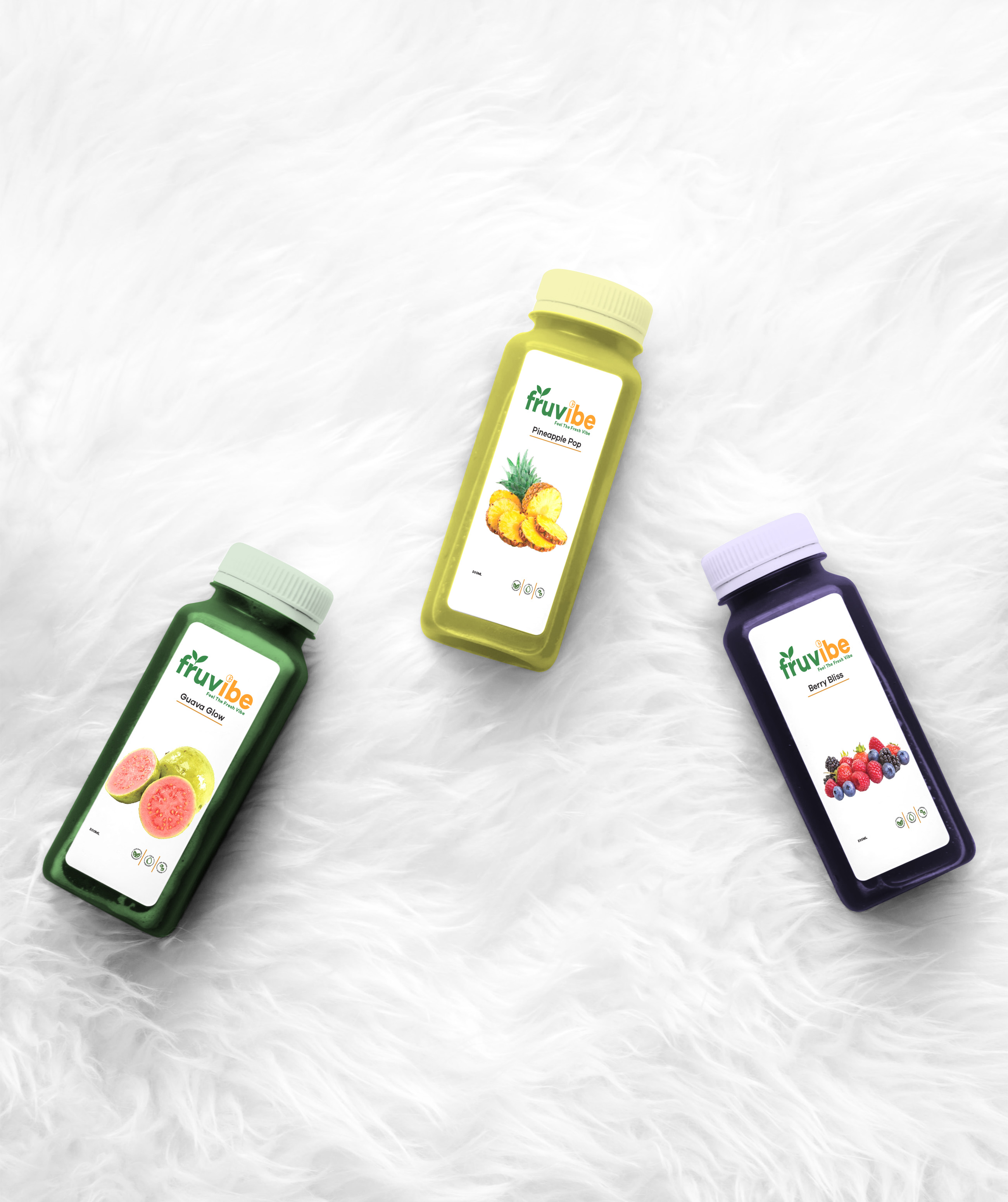 Fruvibe Bottle Selection Packaging